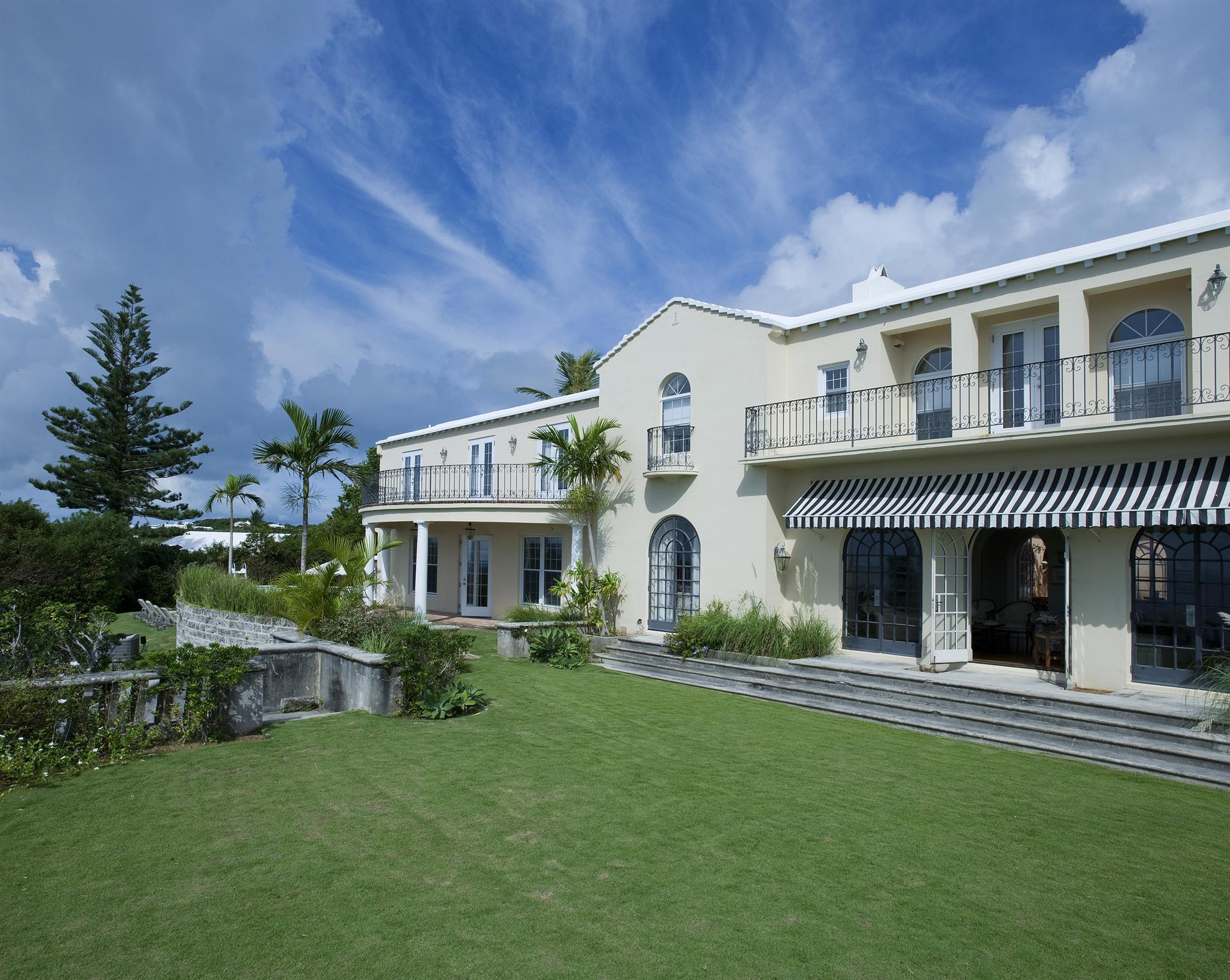 Spanish Grange Overlooking The South Shore a luxury home for sale in