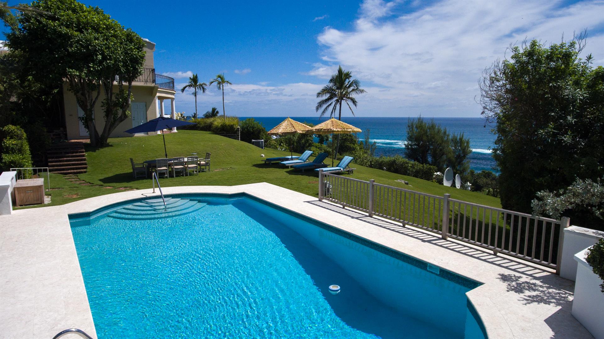 Spanish Grange Overlooking The South Shore a luxury home for sale in