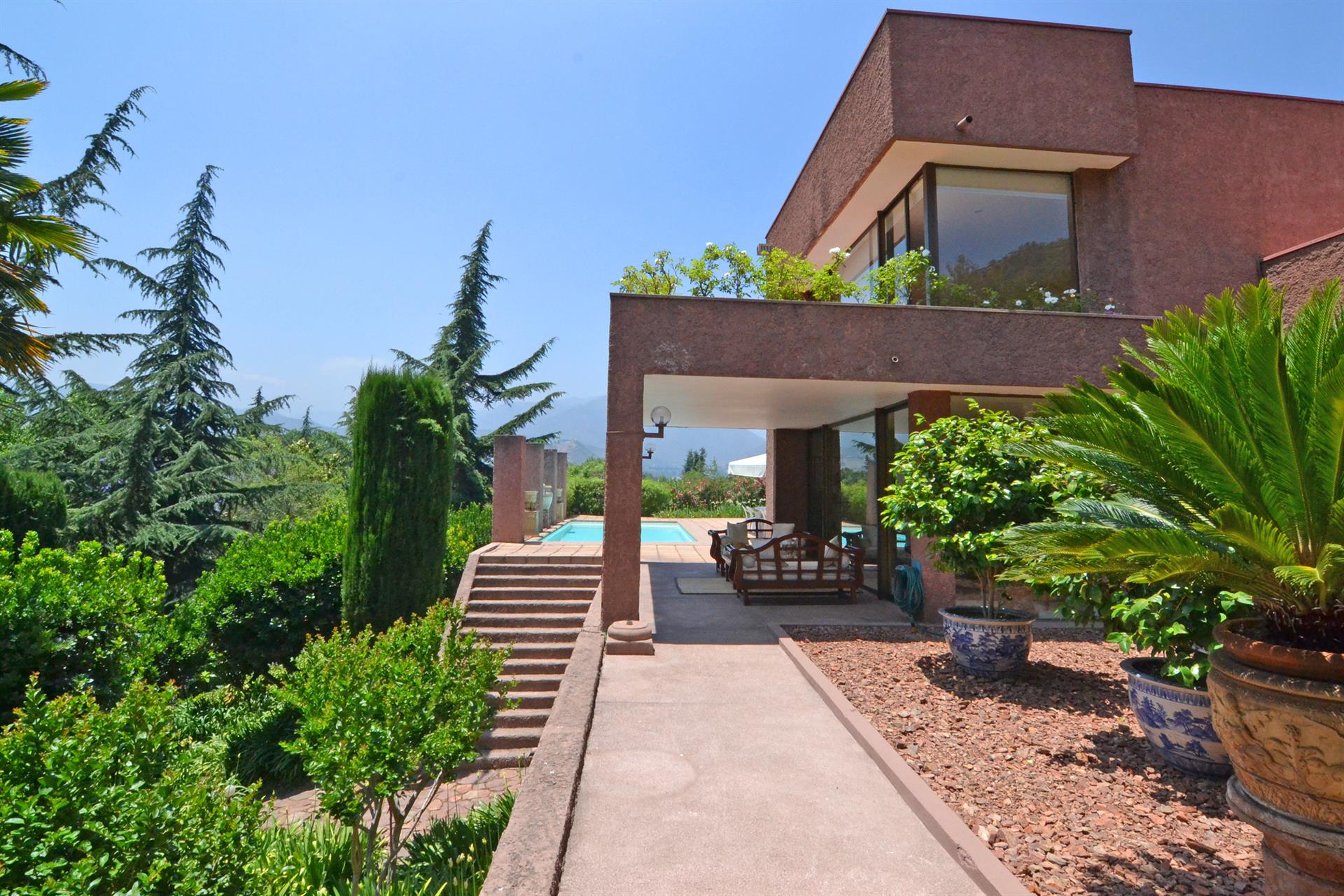Fantastic view of the Andes mountain range a luxury home for sale in