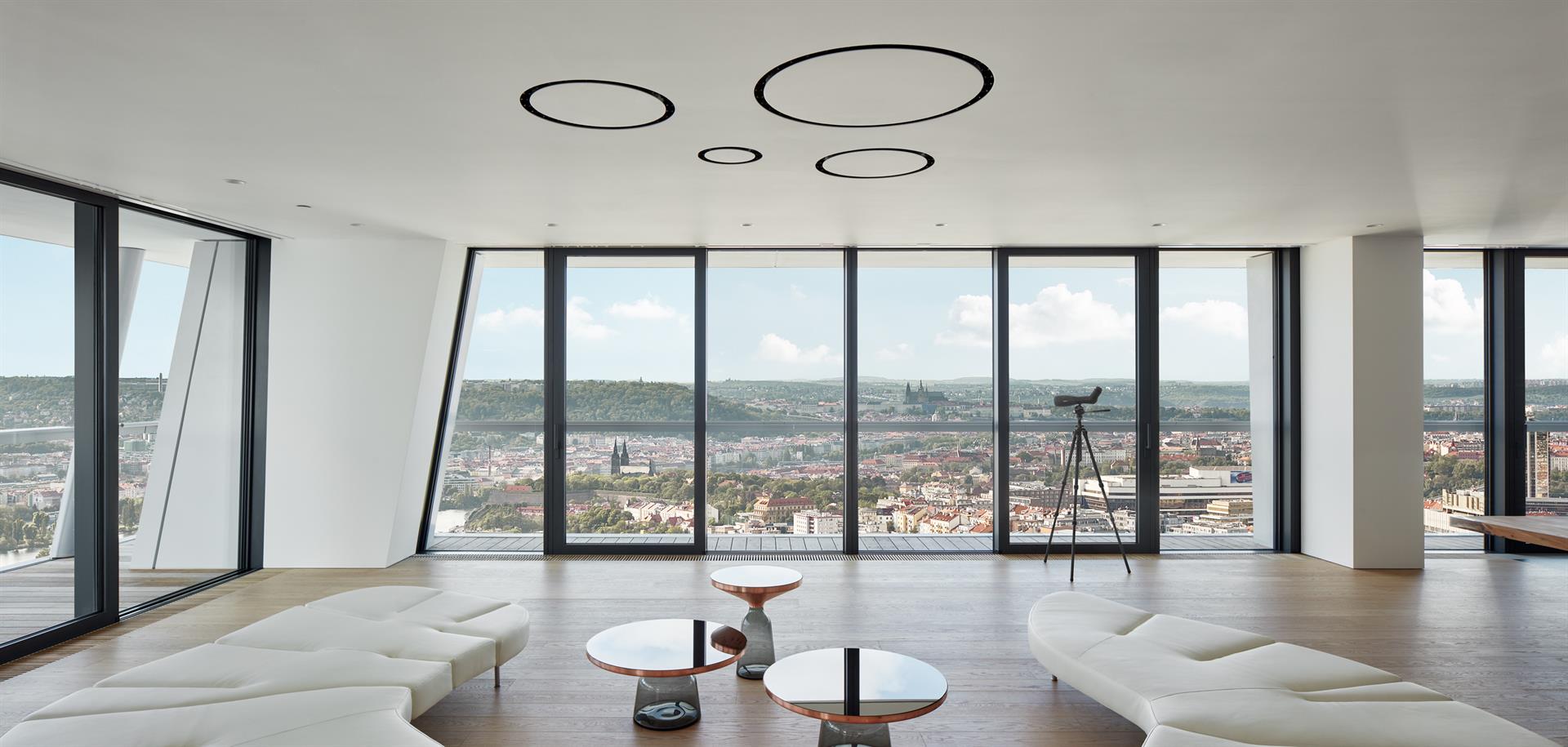 Sky Triplex Penthouse In The Clouds Above Prague A Luxury